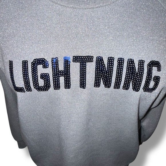 NWT G-III 4HER by Carl Banks - Tampa Bay "LIGHTNING" Stadium Only Sweater XXL - Picture 6 of 16